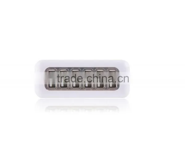 Portable 6 Port USB Desktop Rapid Charger. Intelligent USB Charger With Auto Detect,universal Usb Multi Charger photo-2