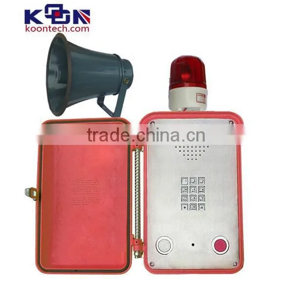 Alarm System VOIP Waterproof Telephone KNSP-15 With Competitive Price From Koon photo-5