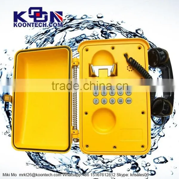 Koontech Special Service Telephone Set Robust Aluminium Alloy Vandal Resistant Telephone KNSP-01 photo-3