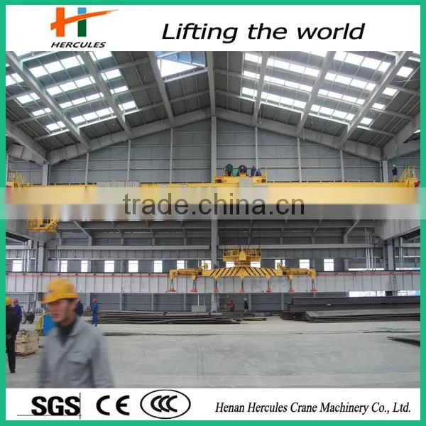 High Performance LH Model 20T Control Double Girder Overhead Crane photo-2