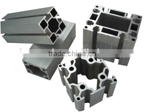 Aluminum Window Extrusion Profile , 6063 T Slot Alloy Aluminum Extrusion photo-3