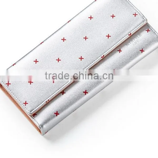 2016 Newest Zip Genuine Leather Women Wallet, Zip Clutch Wallet photo-3