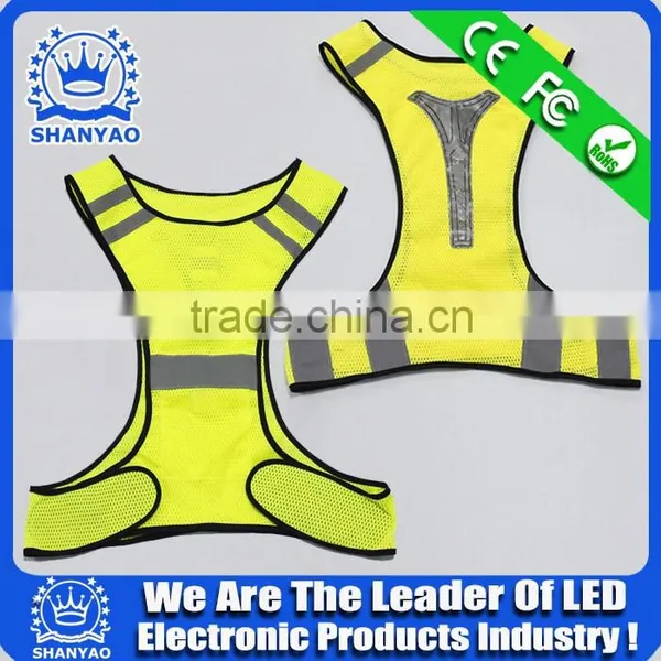 2016 Hot Selling LED Refletive Weskit For Road Safety At Night photo-5