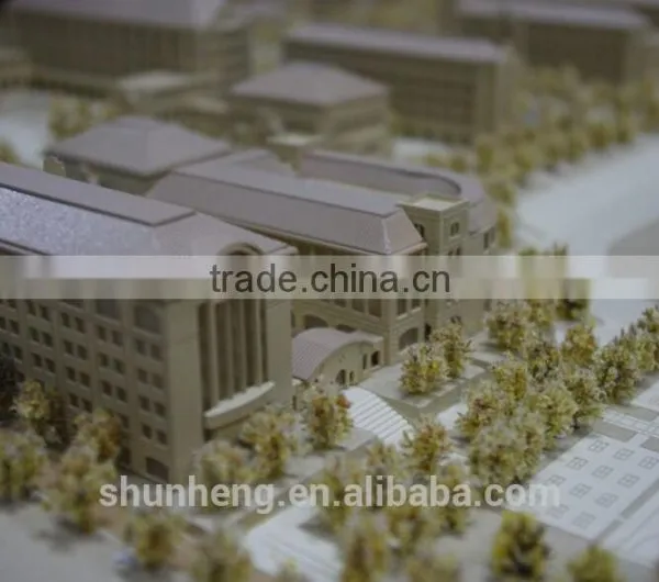 1/700 College Planning Building Architectural Scale Model Maker photo-2