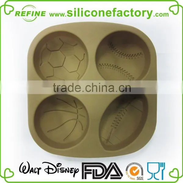 Various Balls Shaped Non-stick 100% Food Grade Silicone Bake Mold photo-2