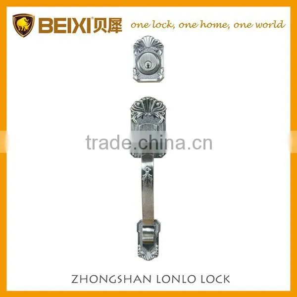 New Design Luxury Zinc Alloy Antique Brass Finish Key Lock