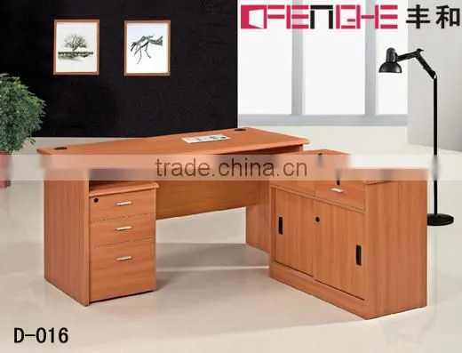 Antique Office Furniture Wood Corner Computer Desk