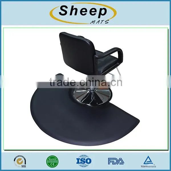 High Quality Durable Washable PVC Leather Floor Barber Anti-fatigue Mat photo-2