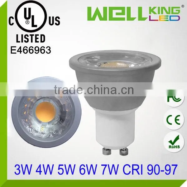 UL ES 3w 4w 5w 6w 7w MR16 COB Gu10 Narrow Beam Angle Led Spotlight photo-3