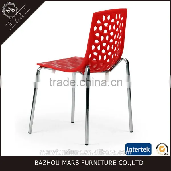 Restanraut Chrome Legs Polypropylene Plastic Chair photo-2