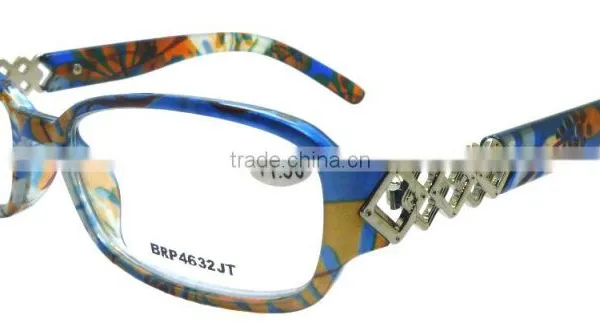 Lady Colorful Paper Transfer Classic Reading Glasses Italy Design photo-6