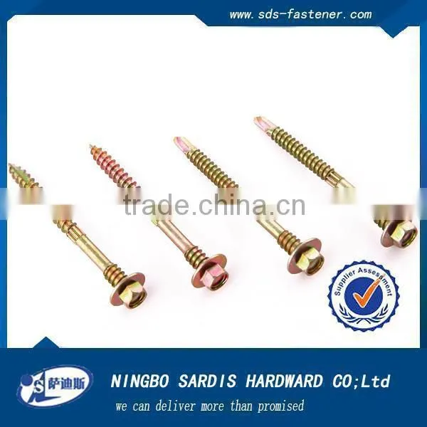 Ningbo Hex Washer Head Self-drilling Screw With EPDM Washer for Sale photo-4