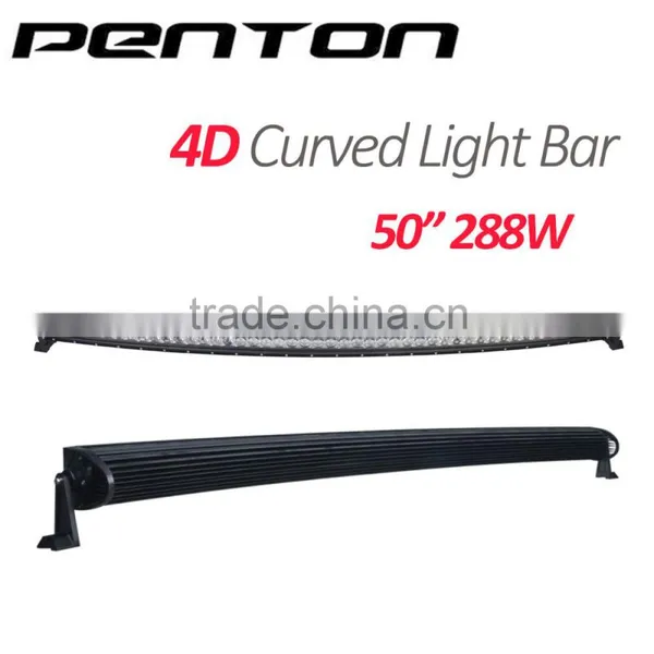 Penton 4D Led Light Bar 288w 4D 4x4 Offroad Led Light Bar Led Headlight 50" Driving Light for Truck Jeep