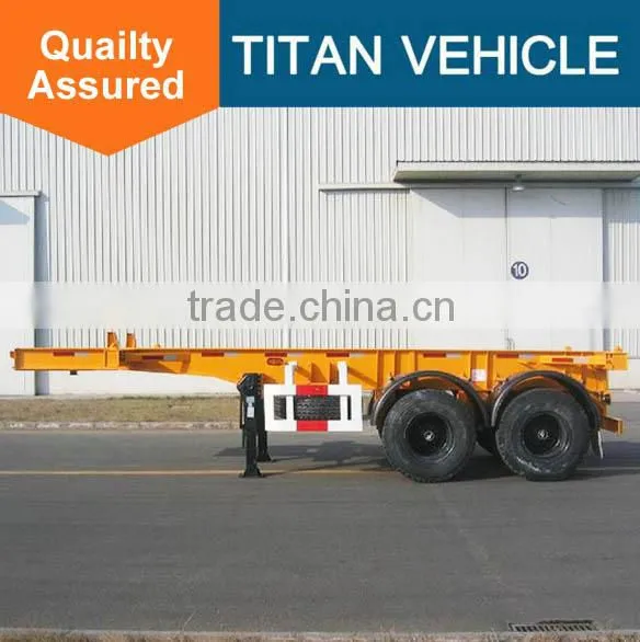 New or Used 2 Axles 20 Feet or 40' Container Chassis Semi Trailer