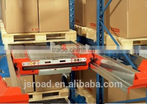 Road New Warehouse Storage Radio Shuttle Rack / Shuttle Pallet Shelves