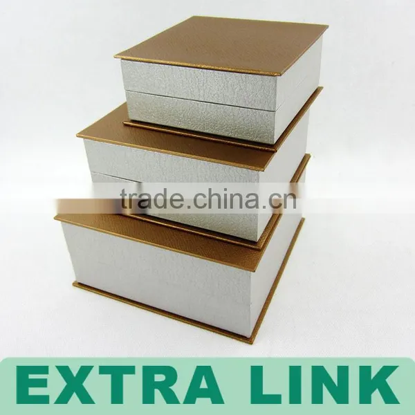 Custom Logo Printed White Kraft Paper Book Shaped Wallet Gift Box photo-4