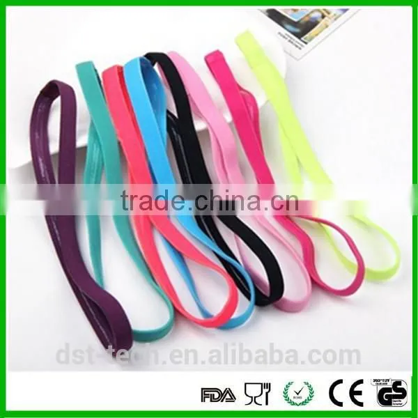 Unisex Custom Logo Stylish Sports Cotton Bulk Sweatband Headband photo-6