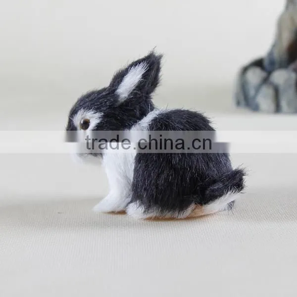 Customize Plush Stuffed Animal Japanese Black Rabbit Plush Toys photo-3