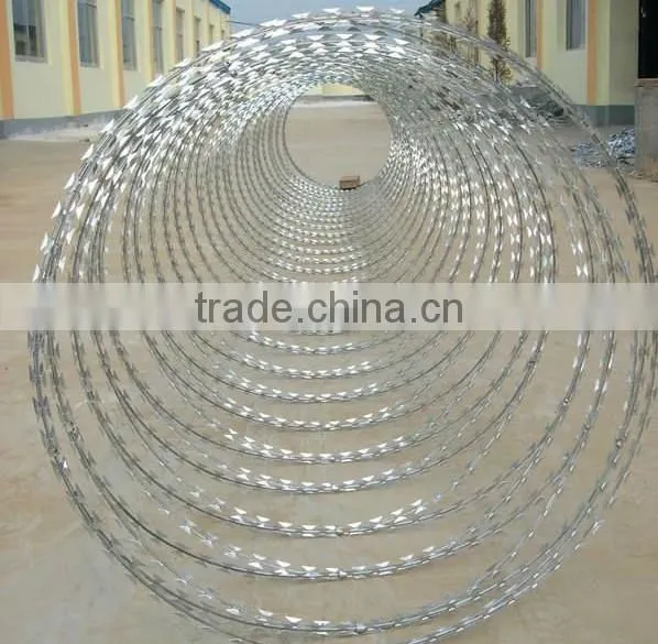 Hot Dipped Galvanized Concertina Razorbarbed Wire photo-4