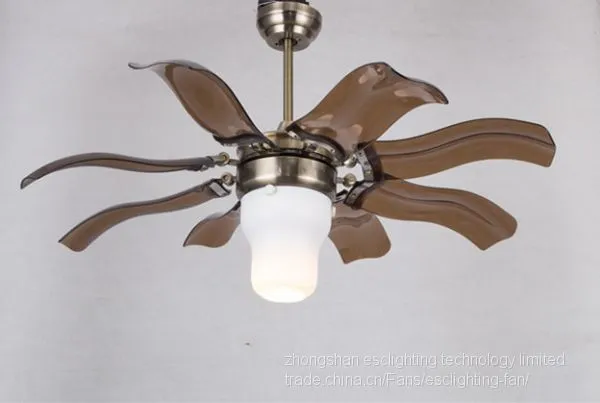 110-240v 70w AC DC Motor 42'' Retractable Ceiling Fan With Lights photo-5
