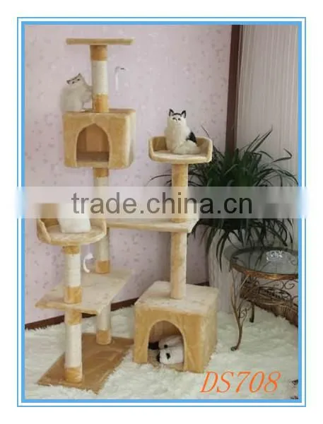 Luxury and Funny Cat Climbing Tree Cat Scratching Tree for Cats to Hide and Play