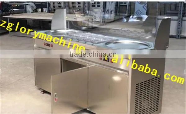 Pananonic Compressor Fried Ice Cream Machine/thailand Fry Ice Cream Machine photo-5