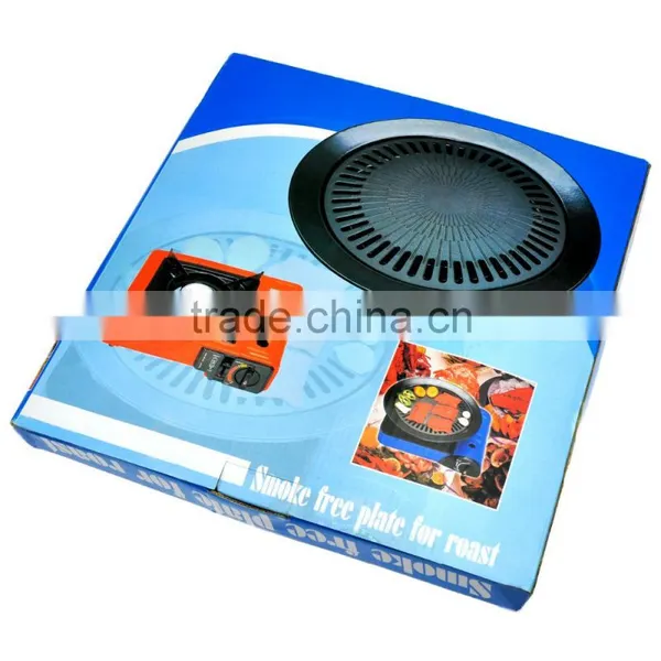BBQ Grill Plate for Gas Stove BBQ Grill Plate Cast Iron BBQ Plate photo-2