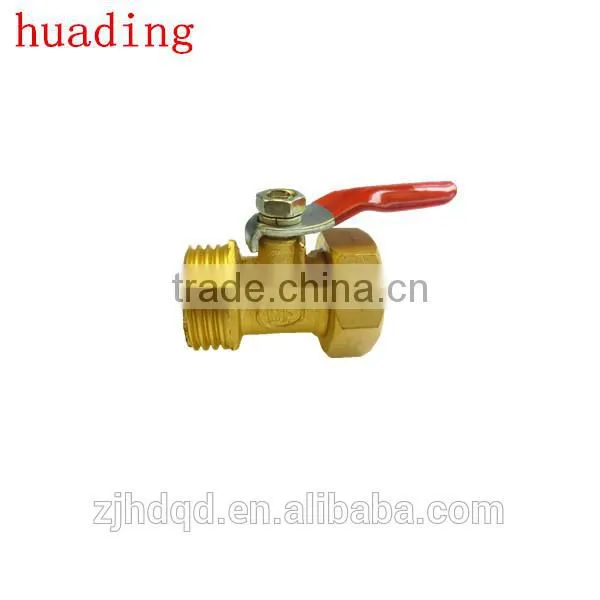 1/4" 3/8" 1/2" Npt Bspt Thread Mini Ball Valve With Brass Material photo-3