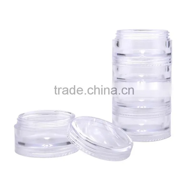 Plastic Clear Cream Jar/5g Cosmetic Cream Jar photo-2