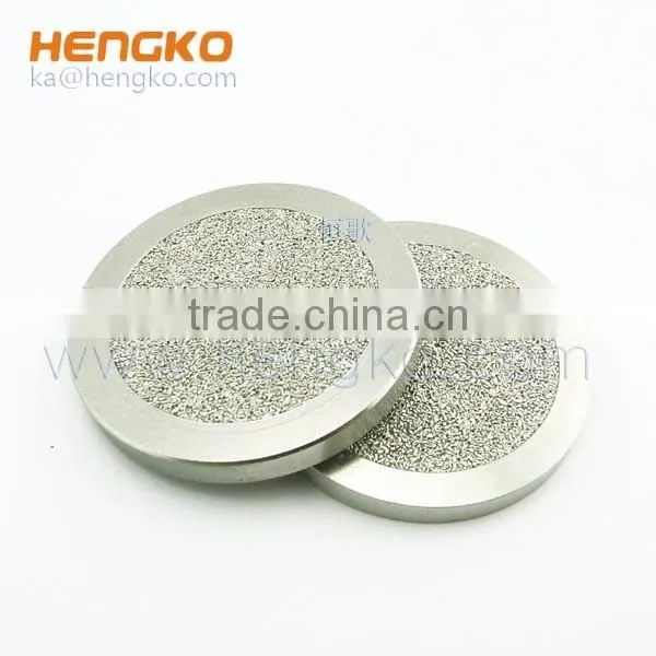 Sintered Filtering Gases Liquids Porous Metal Stainless Steel Disc photo-1