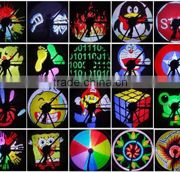 YQ8003 DIY Programmable Bicycle Spoke Bike Wheel LED Light Double Sided Screen Display Image Waterproof For 26 Inches Bicycle photo-6