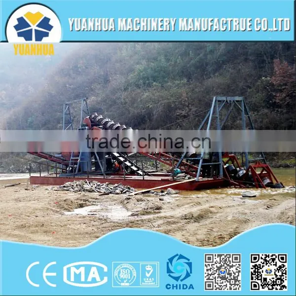 Bucket Chain Dredger for Alluvial Gold Mining photo-2