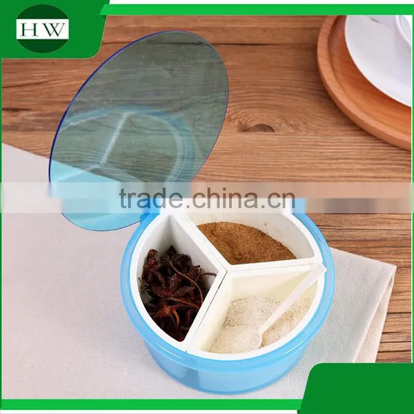Kitchen Accessories Plastic Seasoning Pot Condiment Container Spice Pots Box Tin Bottle Jar photo-4