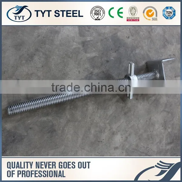 Concrete Formwork Scaffolding u Head Jack Base With Jack Nut Scaffolding Parts Scaffolding Screw Jack photo-3