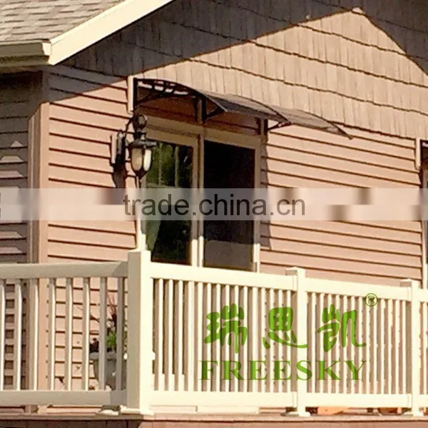 Diy Solid Polycarbonate Awning Canopies With Aluminum Awning Brackets photo-4