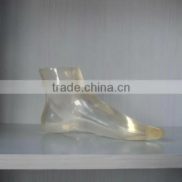 Hot Sale Transparent Fiberglass Foot Mannequin for Display photo-2
