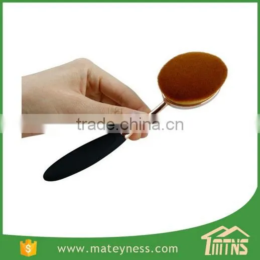 Toothbrush Shaped Oval Makeup Brush Set photo-5