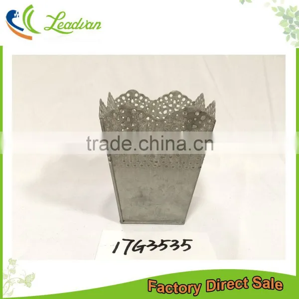 Factory Directly Cheap Selling Vertical Hanging Wrought Iron Roof Garden Planter photo-5