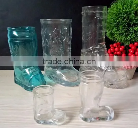Haonai Wholesale Stocked Funny Boot Shaped Beer Glass Mug photo-2