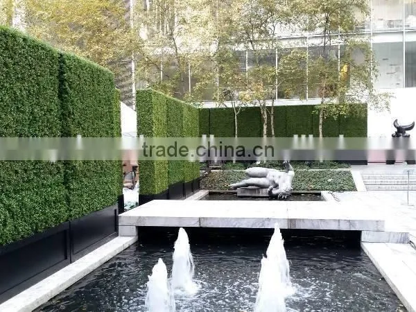 SJ0409035 New Customized Plastic Grass Hedge Wall for Decoration photo-2