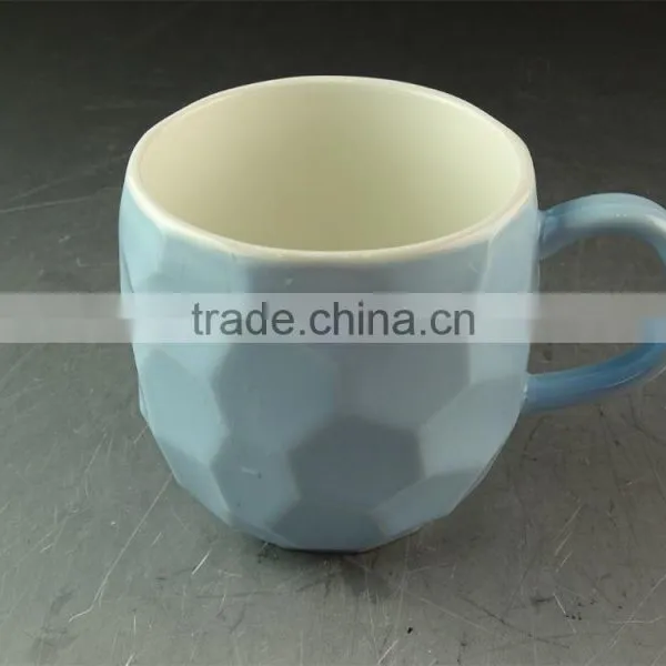 Funny Blue Color Ceramic Coffee Mugs photo-2