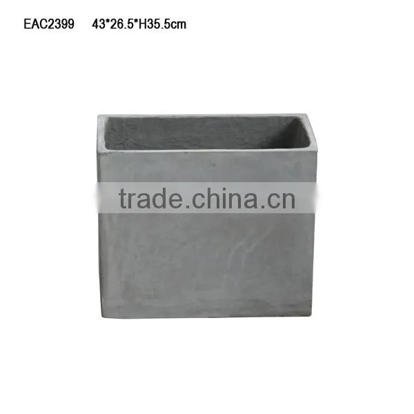 Wholesale Rectangular Molds Lightweight Large Fiberglass Planter photo-4