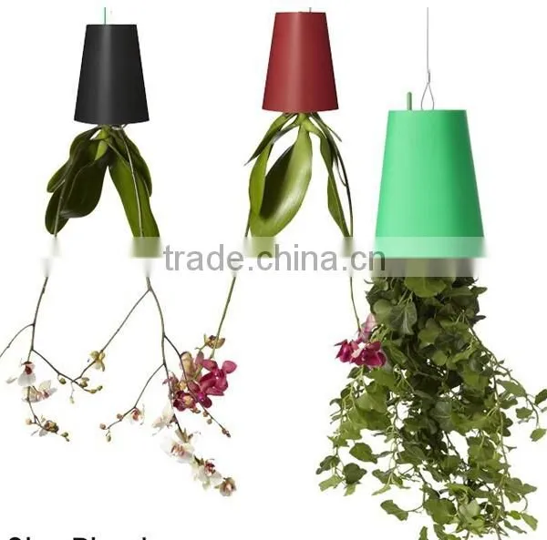 Creative Hanging Decorative Plant Pots Indoor,Colored Plastic Plant Pots photo-2