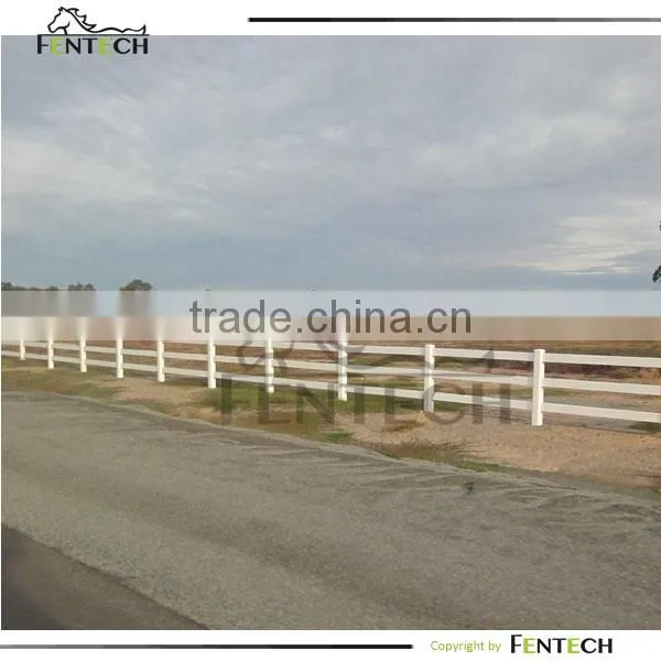 Horse Fence Tan Post and Rail photo-2