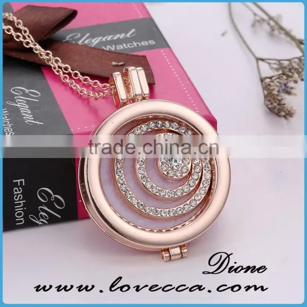 In Stock Hot Sale Fashion Diffuser Locket Perfume Locket Necklace photo-2