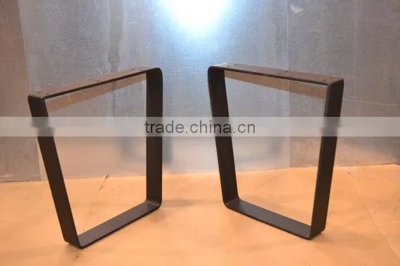 Wholesale 30 Inch Metal Flat Steel Black Coated Office Table Leg photo-3