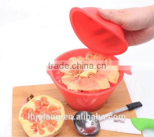 Plastic Silica Gel Cap Creative Pomegranate Peeler,Arils Removal Tool for Kitchen photo-6