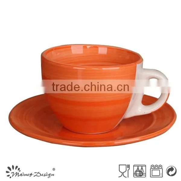 Cheap Bulk Ceramic Chinese Tea Cups, Wholesale White Porcelain Custom Printed Ceramic Tea Cups and Saucers photo-2
