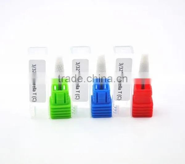 2.35mm Cuticle Clean Bit Art Salon Electric Drill Ceramic Nail Drill Bit For Nail Tools High Quality photo-3