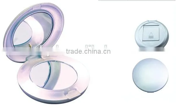 New LED Make up Mirror ABS Cosmetic Mirror Pocket Easy Taking Mirror photo-2